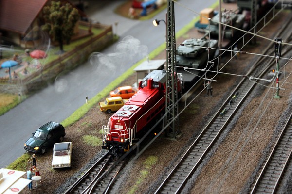 ESU Voith Gravita auf der Anlage des Modelleisenbahner Stammtisch Furth im Wald