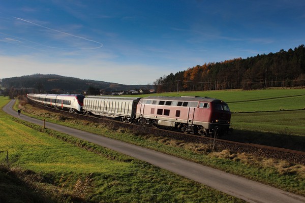 Überführung des EC250 bei Kothmaißling